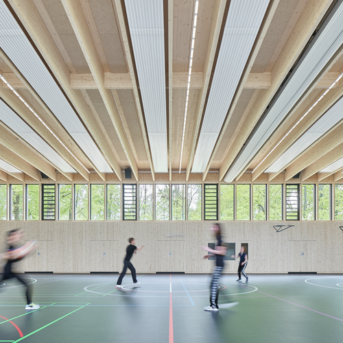 Ostfildern, Spielhalle im Waeldchen (gymnase), Ostfildern DE